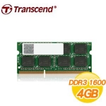創見 筆記型 4GB DDR3-1600 低電壓
